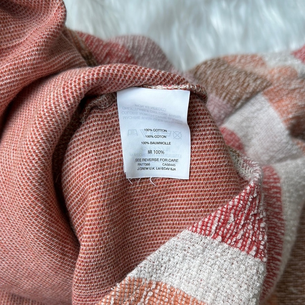 Madewell Pink and Tan Flutter Sleeve Blouse - Picture 9 of 9